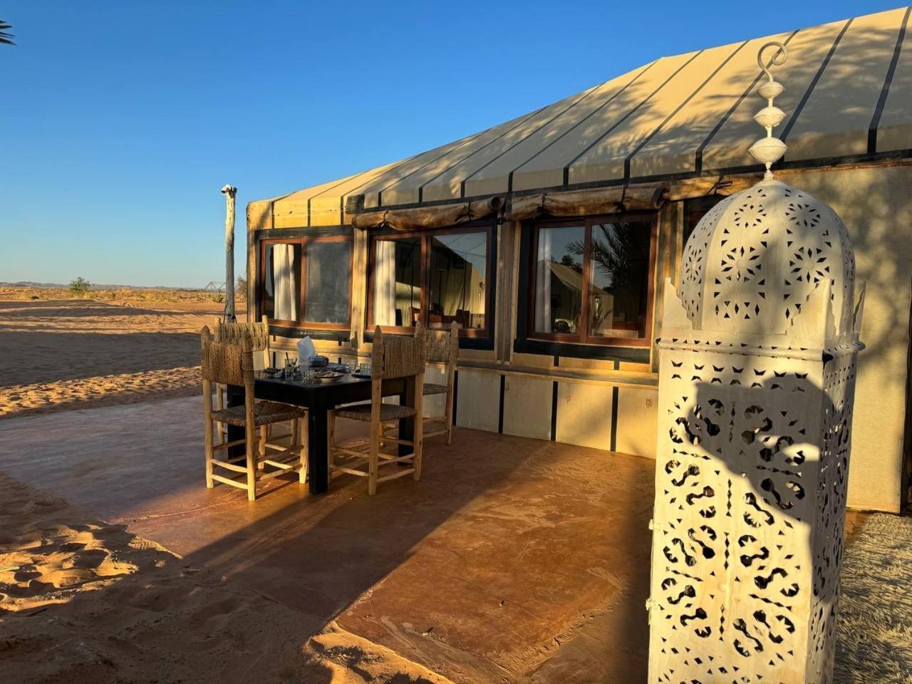 Erg Chebbi Sahara Camp Hotel เมอร์ซูกา ภายนอก รูปภาพ