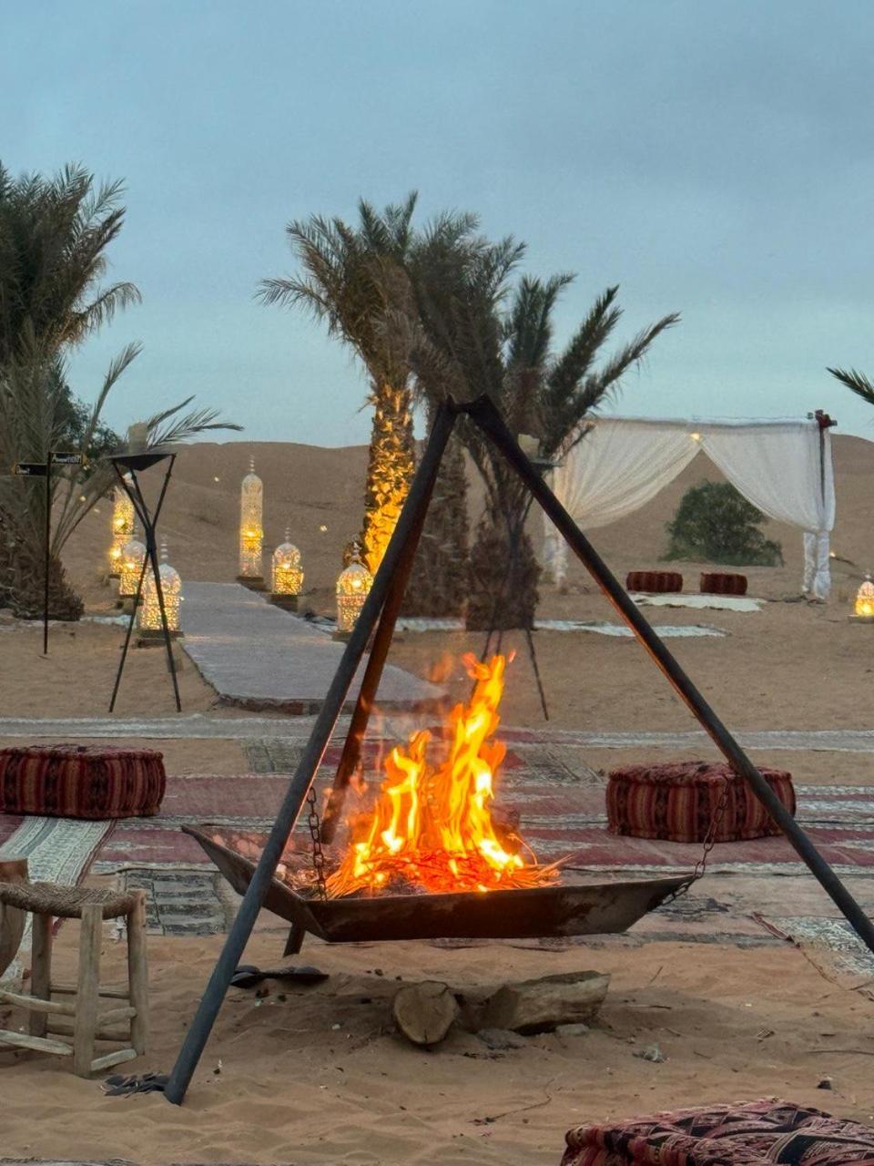 Erg Chebbi Sahara Camp Hotel เมอร์ซูกา ภายนอก รูปภาพ