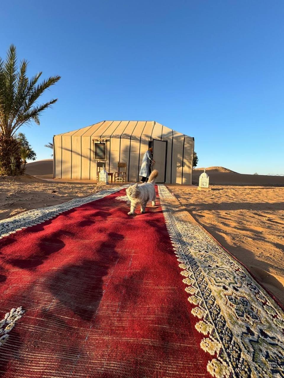 Erg Chebbi Sahara Camp Hotel เมอร์ซูกา ภายนอก รูปภาพ
